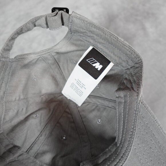 BMW M Series Collection Strapback Hat Cap Adult Size Freude Gray - Picture 9 of 9